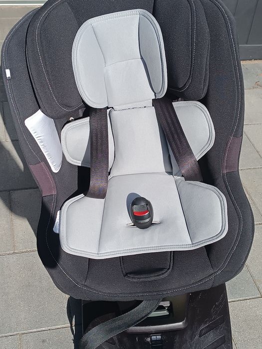 Obrotowy fotelik Nuna Rebl Plus 360° ISOFIX • Bezwypadkowy • Stan BDB + 2 pokrowce