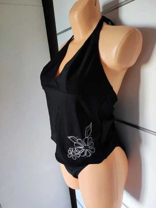 czarne Takini z majtkami r 46 plus size