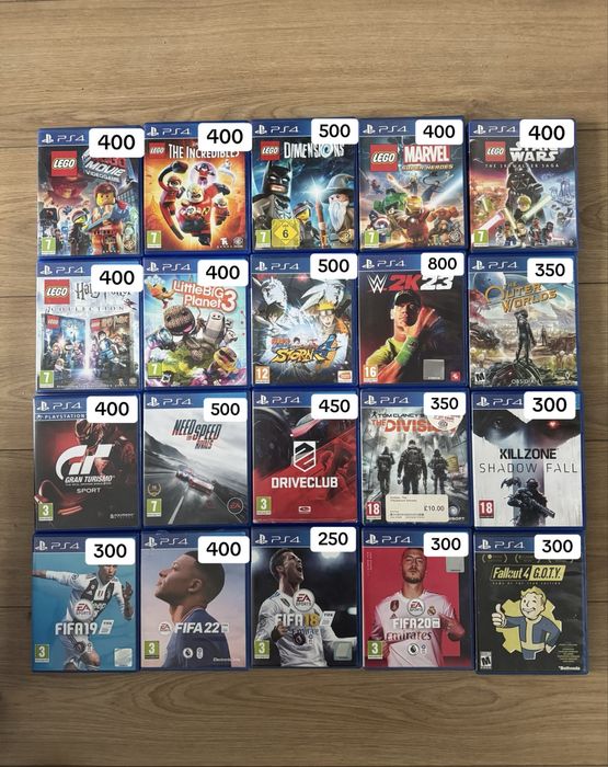 Диски ігри на ps4/5