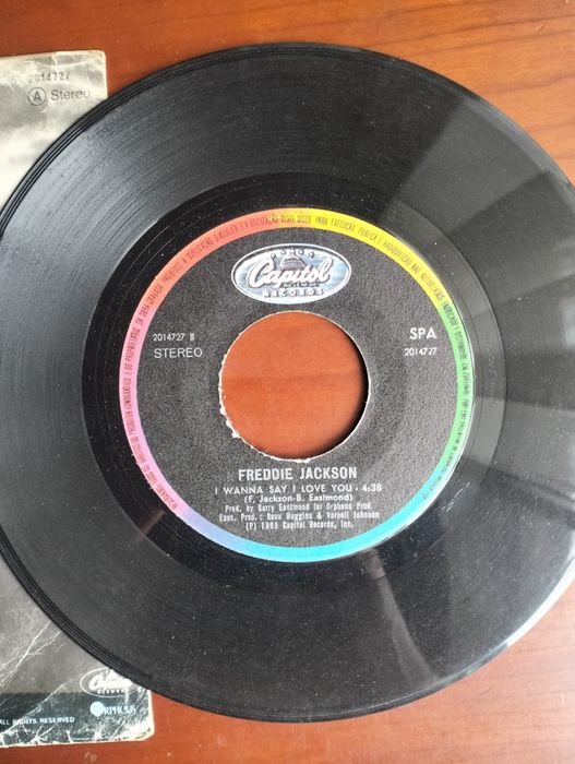 Disco de vinil single Freddie Jackson