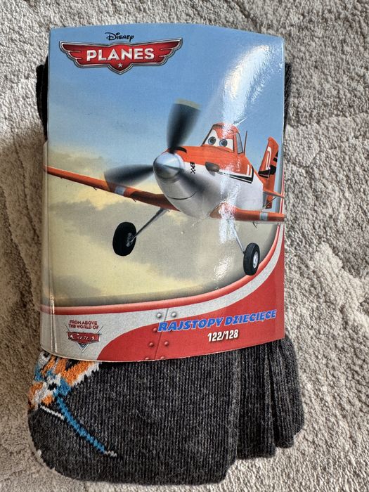 Rajstopy dziecięce Disney, samolot, 122-128, nowe