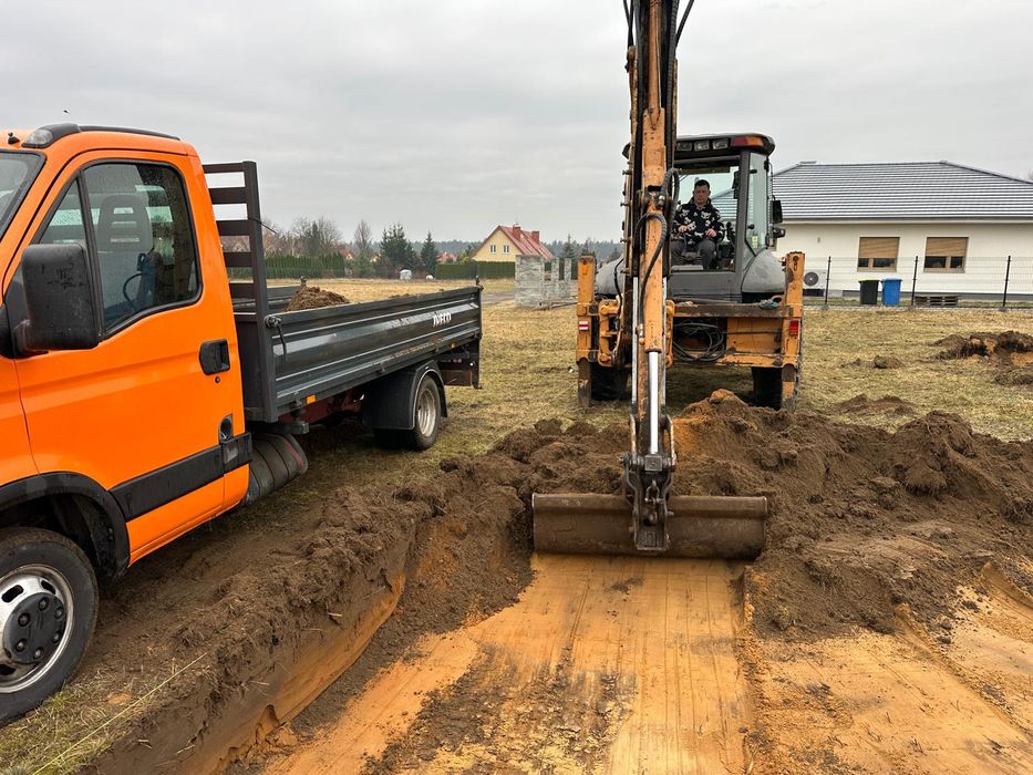 Usługi koparko ładowarką