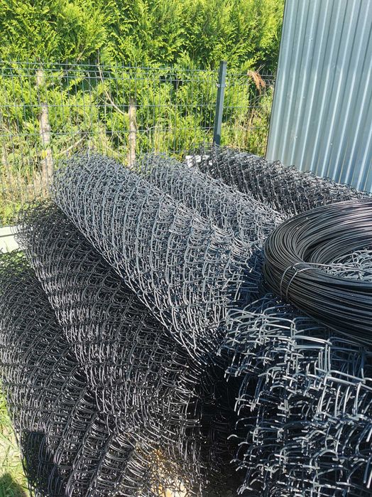 Siatka pleciona ślimakowa ogrodzeniowa h150cm 2,5/3,6 ocynk powlekana