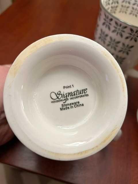 Kubki ceramiczne 400 ml - sztuk 4