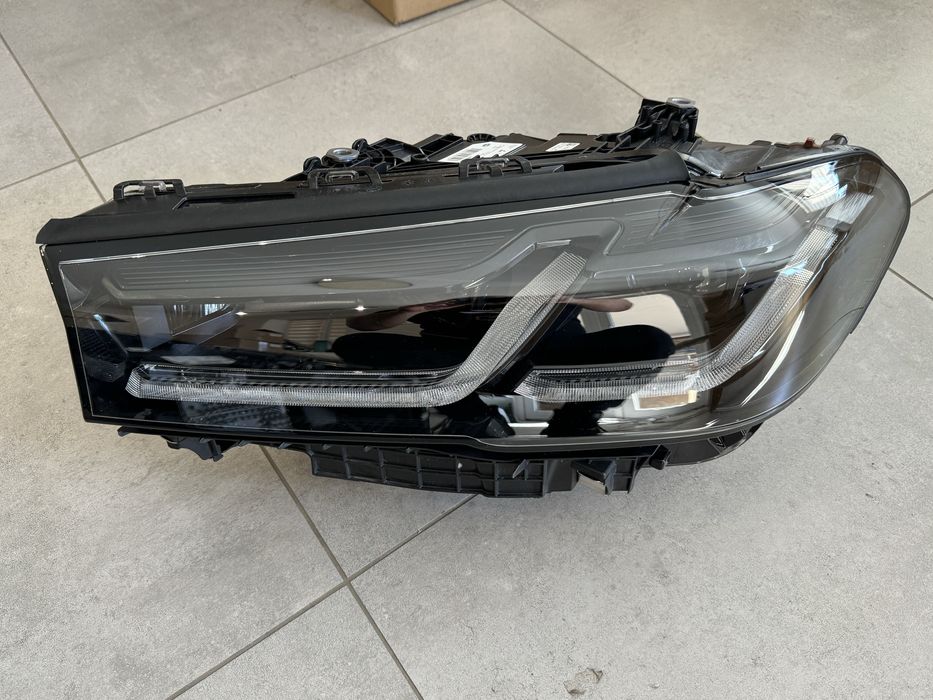 Фары BMW G30 G31 Shadow Line LED LCI 2020+ рестайлинг для 2016-2020