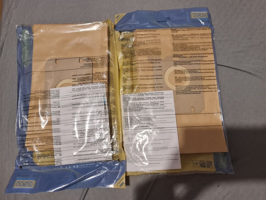 2 paczki worków do odkurzacza papierowy AEG ELECTROLUX PHILIPS EL