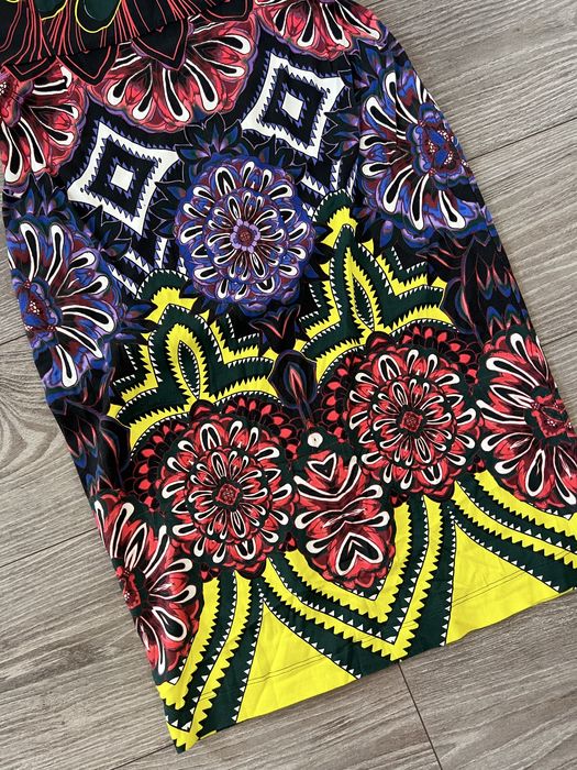 Sukienka Just Robert Cavalli Optical Printed Luxury Made In Italy