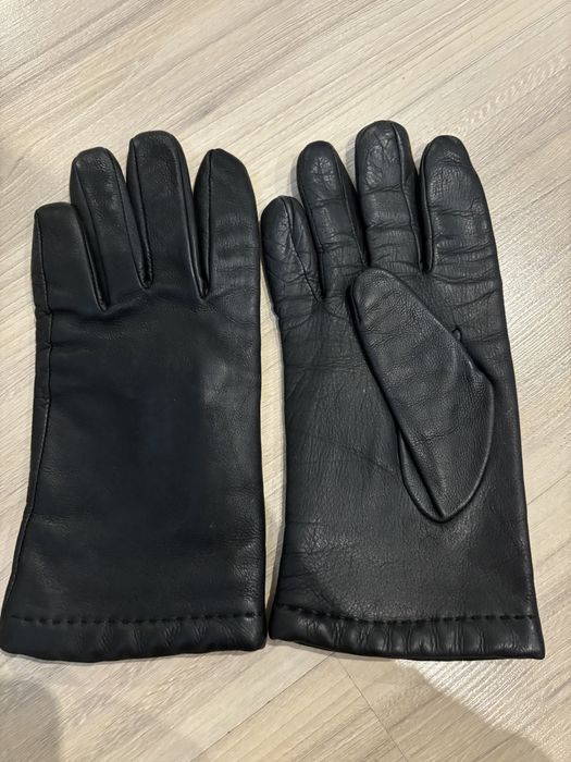 skórzane rękawiczki