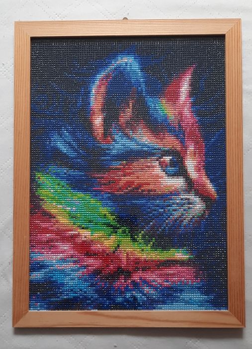 Haft diamentowy- gotowe obrazy w ramce