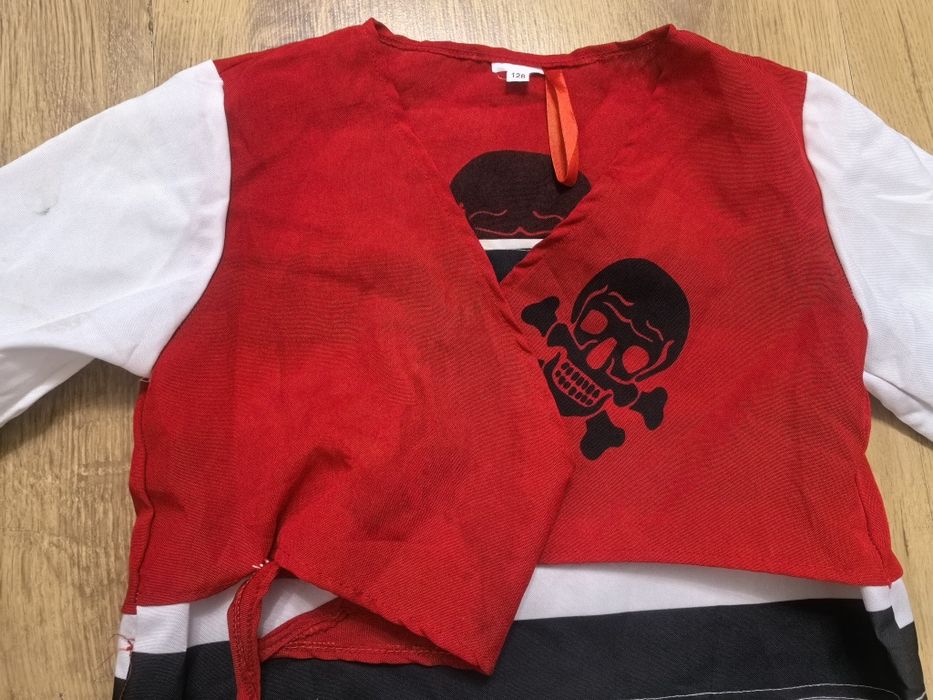 Strój przebranie góra pirat rozm 128 Halloween