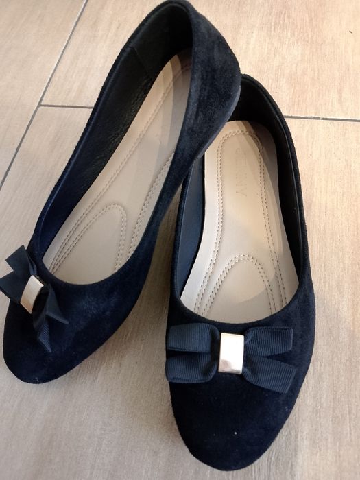 Baleriny zamsz 37