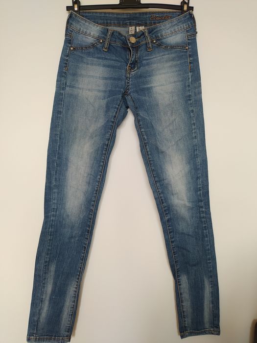 jeansy skinny low waist