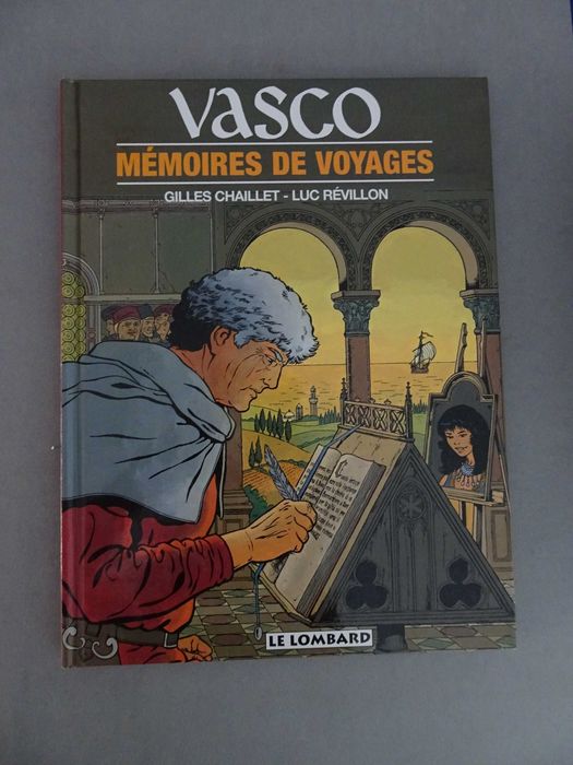 Livro BD Banda Desenhada em francês Vasco - Mémoires de Voyages (capa dura) Le Lombard