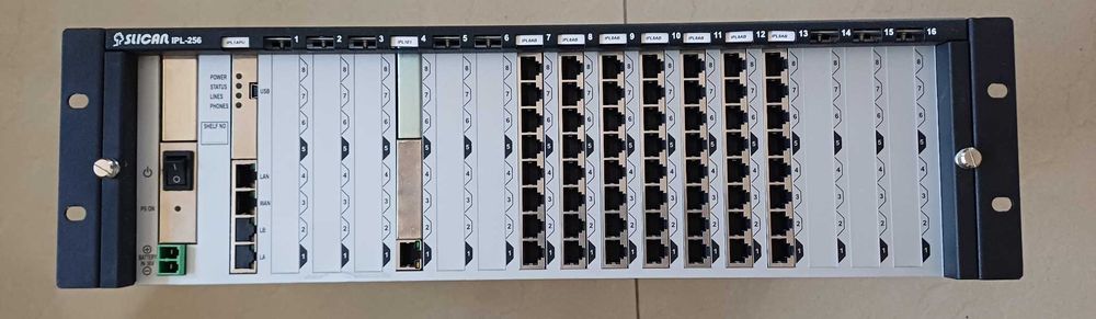 Hybrydowa centrala telefoniczna Slican IPL-256.3U