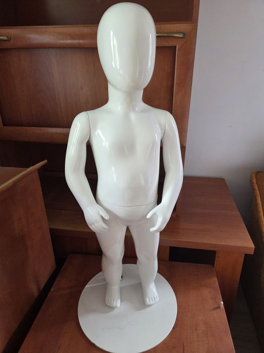 Manekin dziecko 98cm biały bobas