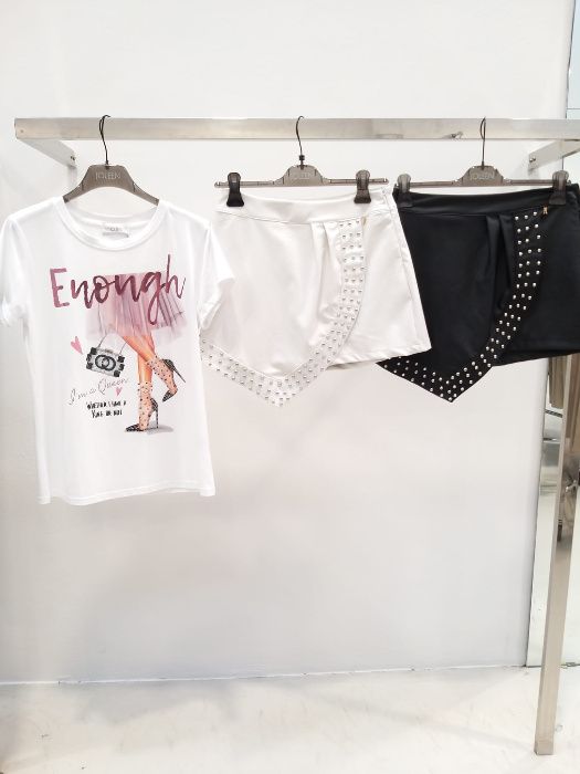 Spodenki z eko skóry Włoskiej marki JOLEEN