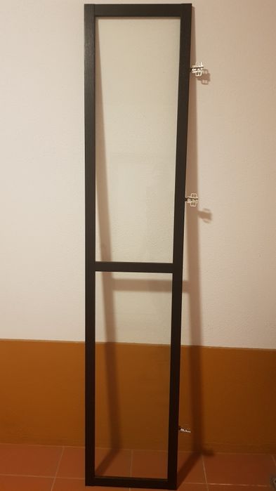 Porta Oxberg / Billy em preto/castanho - Ikea