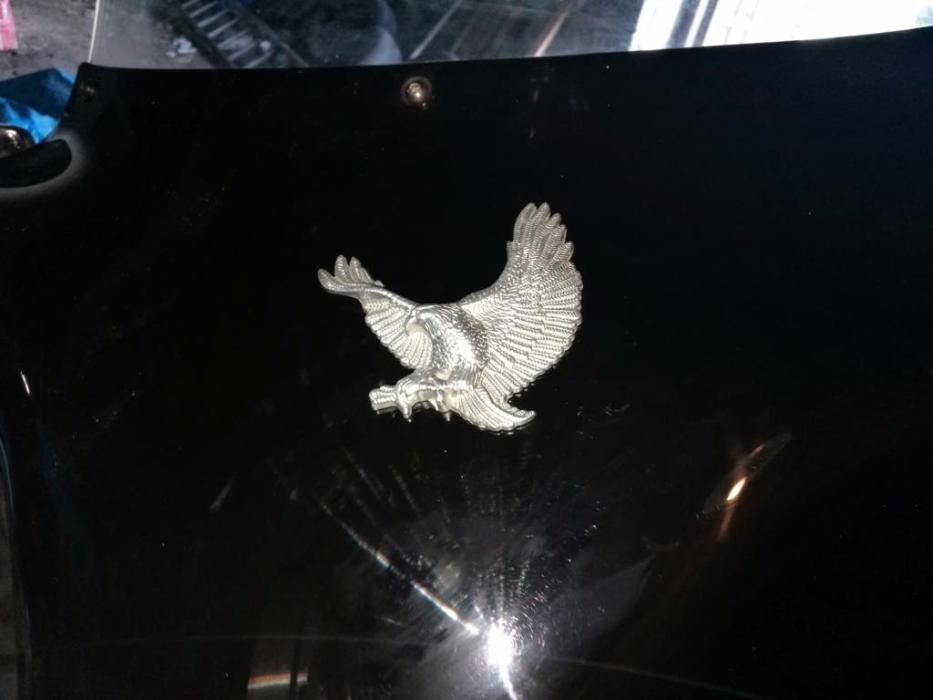 Klamra do pasa Chopper Harley ozdoba czasza sakwa piórnik kufer orzeł