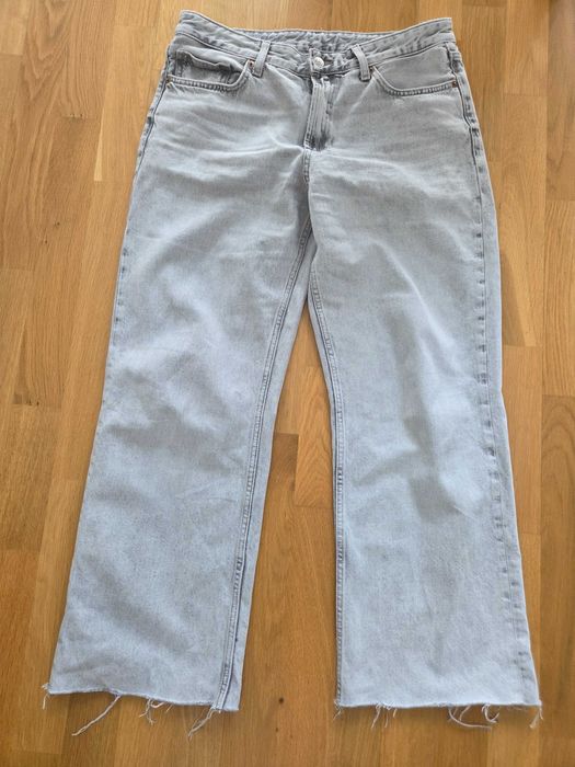 Szare jeansy Zara rozm 42