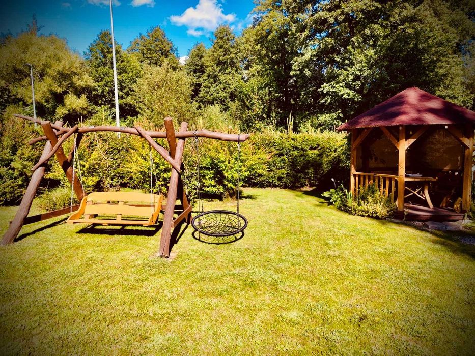 Domek letniskowy do wynajęcia ( 1 na posesji ) Tumiany, kajaki, łódka