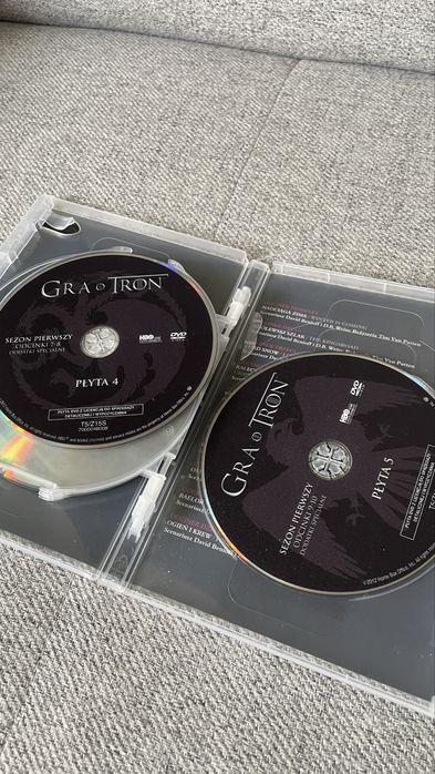 Gra o Tron kompletny sezon pierwszy 5 płyt DVD