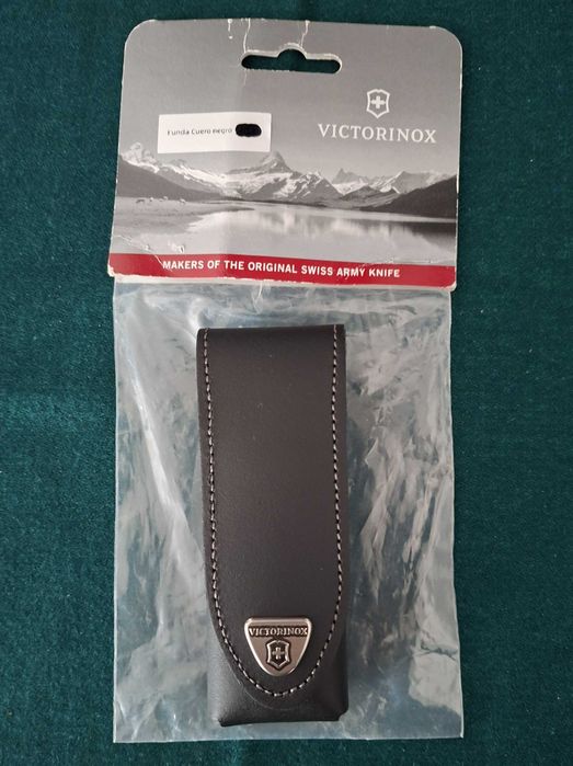 Bolsa grande em pele preta Victorinox 4.0520.3 - nova