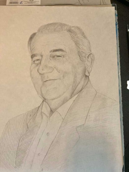 Portret ze zdjęcia a4 a3 na urodziny