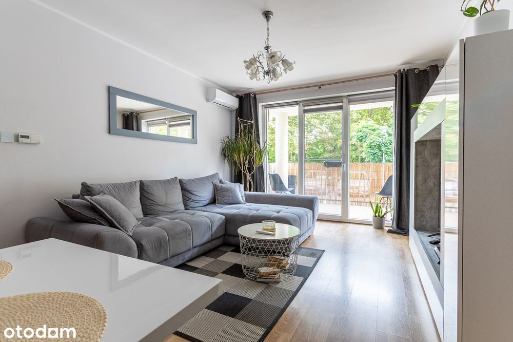 2 pokoje, 49,24m2, balkon, miejsce postojowe, klimatyzacja, parter
