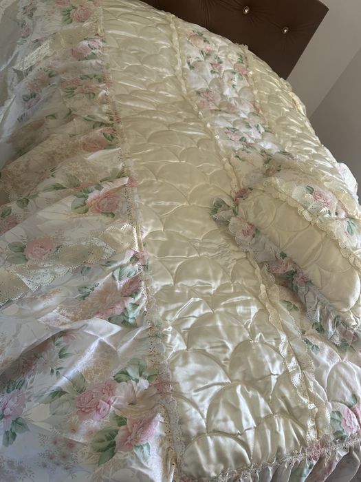 Edredão como novo cama de solteiro
