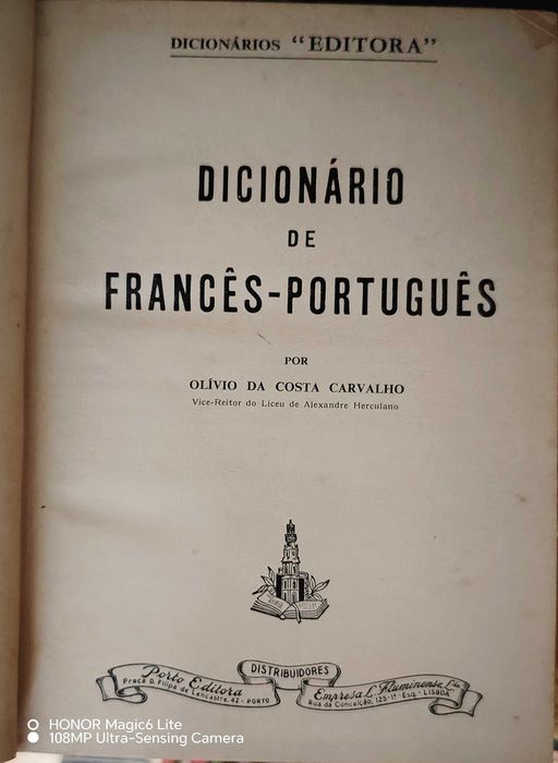Dicionários de Português/Francês & Francês/Português