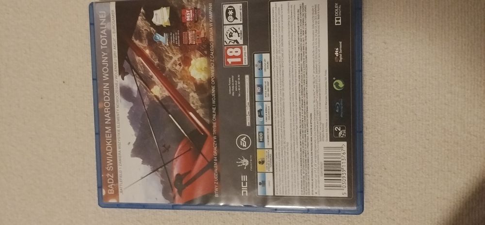 Sprzedaję BATTLEFLELD 1 na ps4
