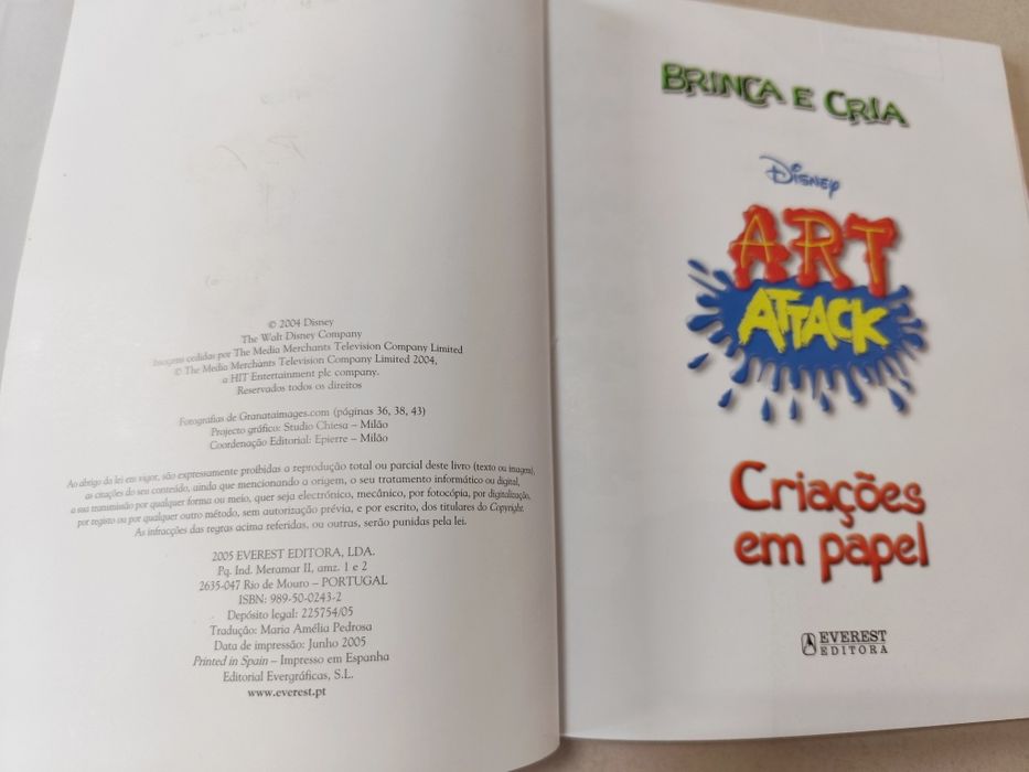 Lote de 4 Livros Disney - Art Attack