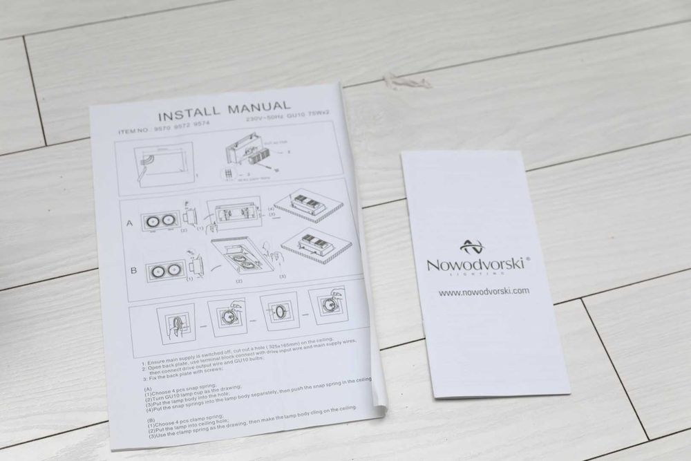 Lampa wpuszczana Nowodvorski Downlight ES 111 Podwójna