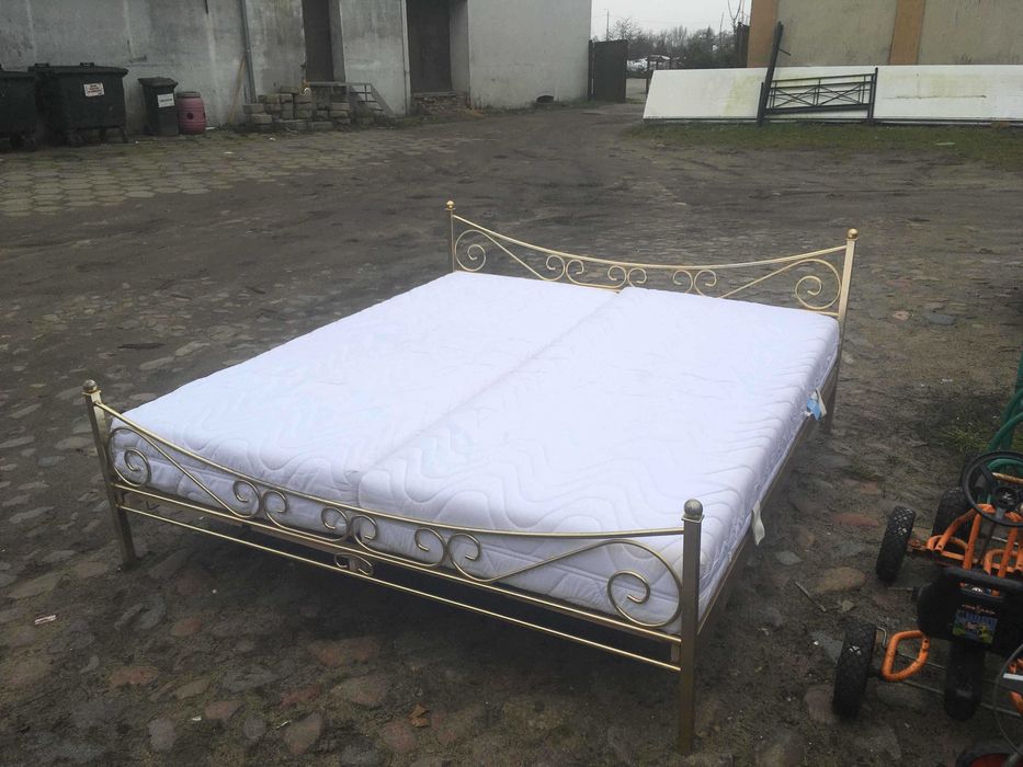 Łóżko 180x200  stelaże materace komplet