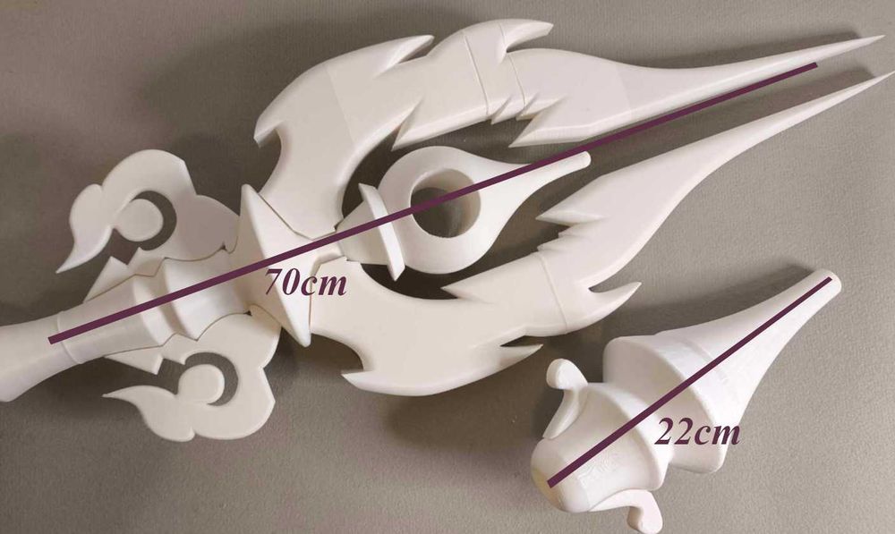 Genshin Impact Staff Of Homa | Hu tao weapon for cosplay and prop use