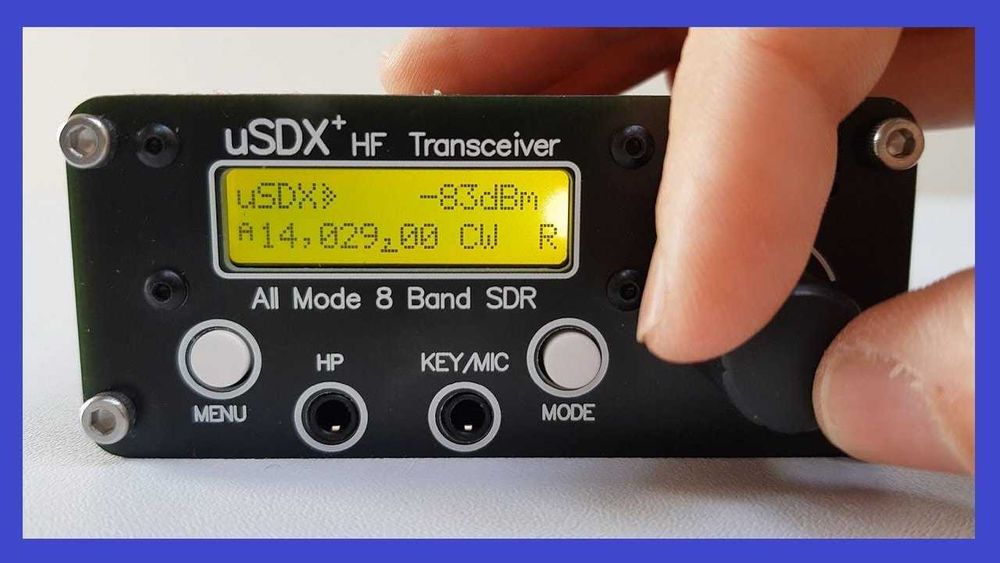 Transceiver usdx v2 plus. Wersja z baterią. Nowy