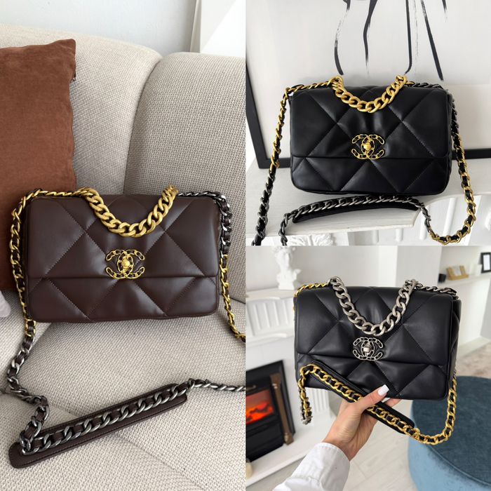 Сумка Chanel шоколадна, чорна