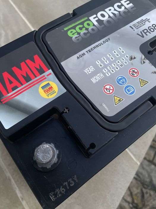 АКБ Акумулятор акум аккумулятор fiamm eco force 12V 60 Ah 680A