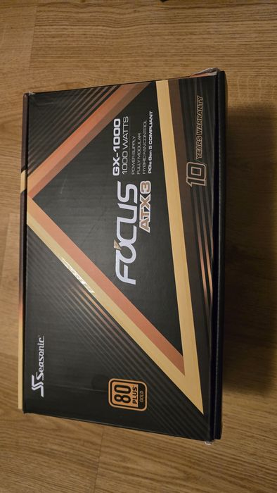 Fonte de Alimentação Seasonic Focus GX-1000 Gold – Nova