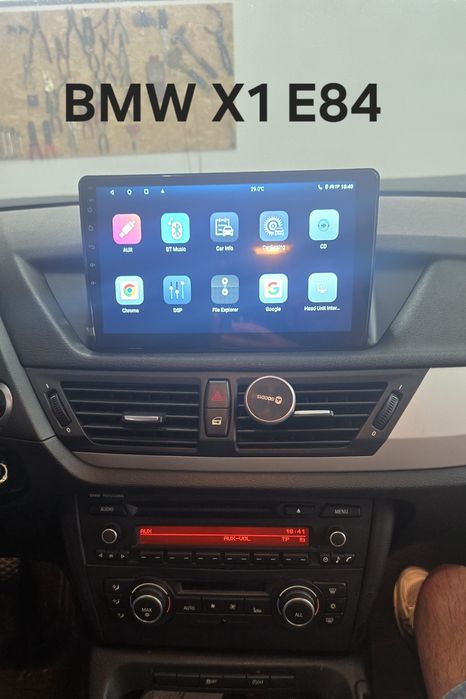 Rádio Android 14 com GPS BMW X1 E84 (Novo)