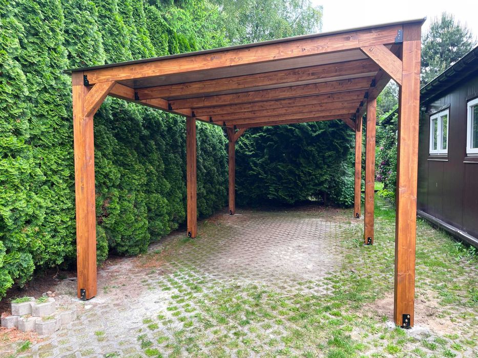 Wiata garażowa, zadaszenie na samochód, wiata samochodowa, carport