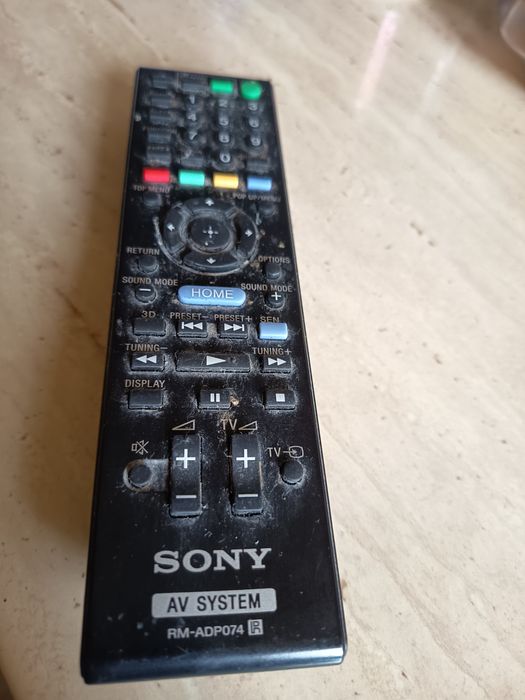 Pilot zdalnego sterowania pilot Sony