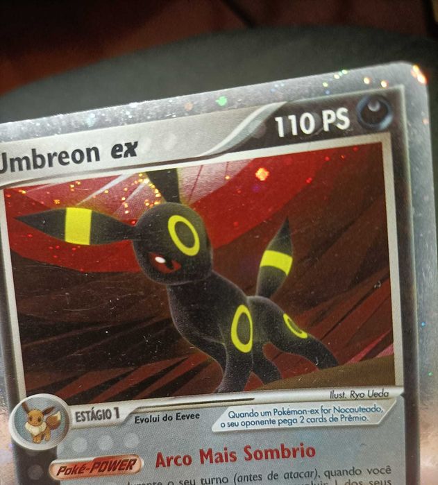 Umbreon EX 112/115 2005 Unseen Forces - Holo Ultra Rare W/SWIRL Pokemon TCG