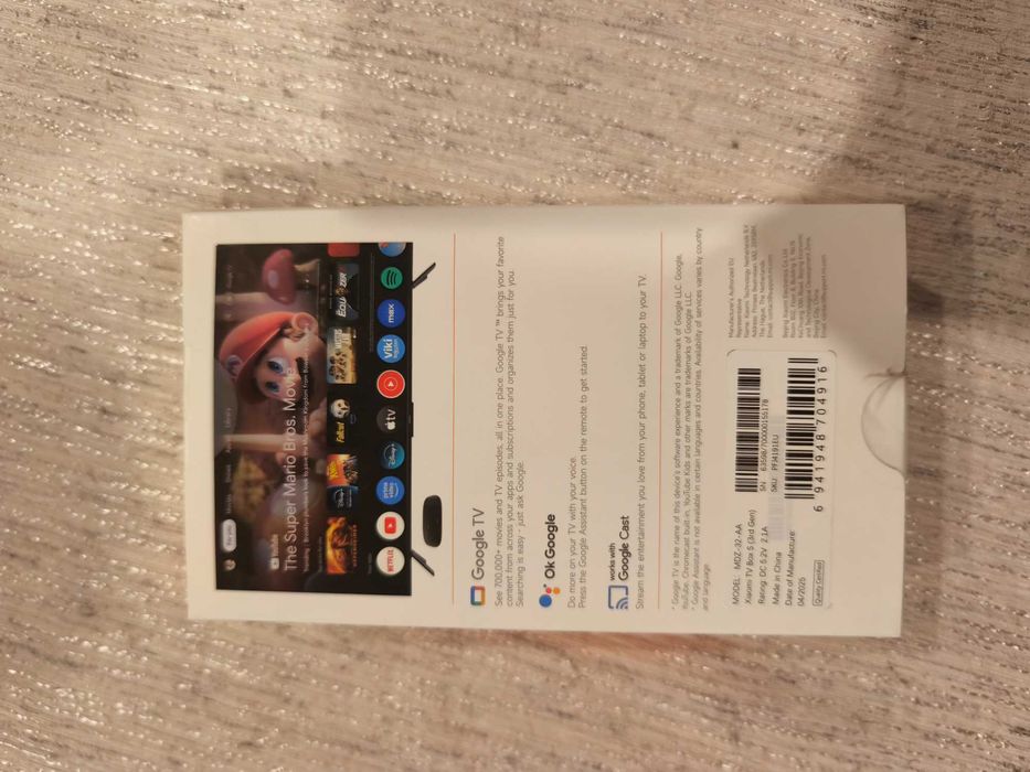 Xiaomi TV BOX S 3ª Geração 4K Ultra-HD com fatura e garantia até01/2029