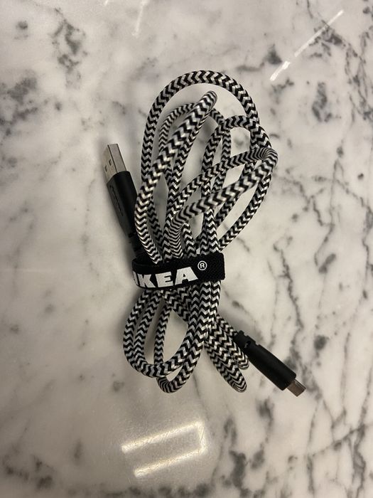 USB A micro. Kabel. Ikea. 1,5 m