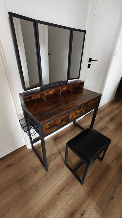 Toaletka - RVT004B01 regał, 2x stolik nocny, stolik kawowy