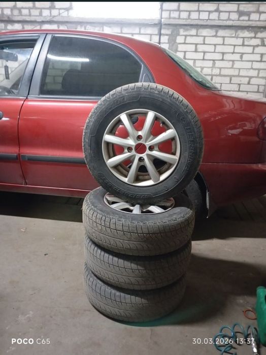 Диски титаны,легкосплавные 4х98,4х100,шины 13,14,15