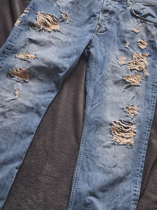 archive type jeans distressed