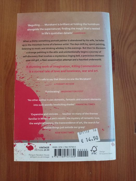 Killing commendatore - Haruki Murakami