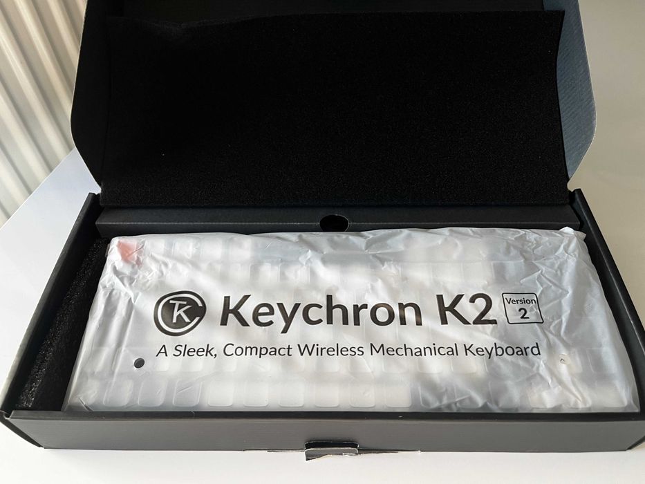 Keychron k2, kompletny zestaw.